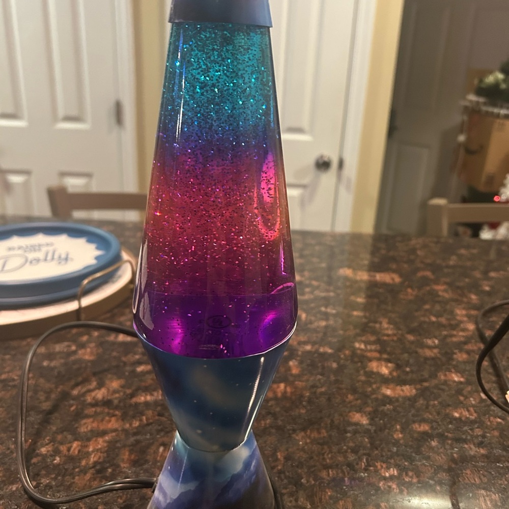 Purple and Blue Lava Lamp